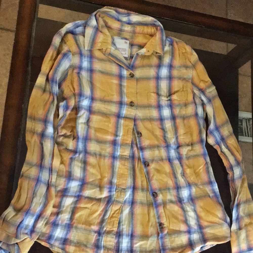 2 flannel shirts